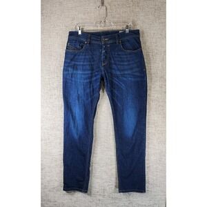 Diesel Troxer Slim Skinny Jeans Mens 32x32 Blue Stretch (Fits 33x29) RC81R